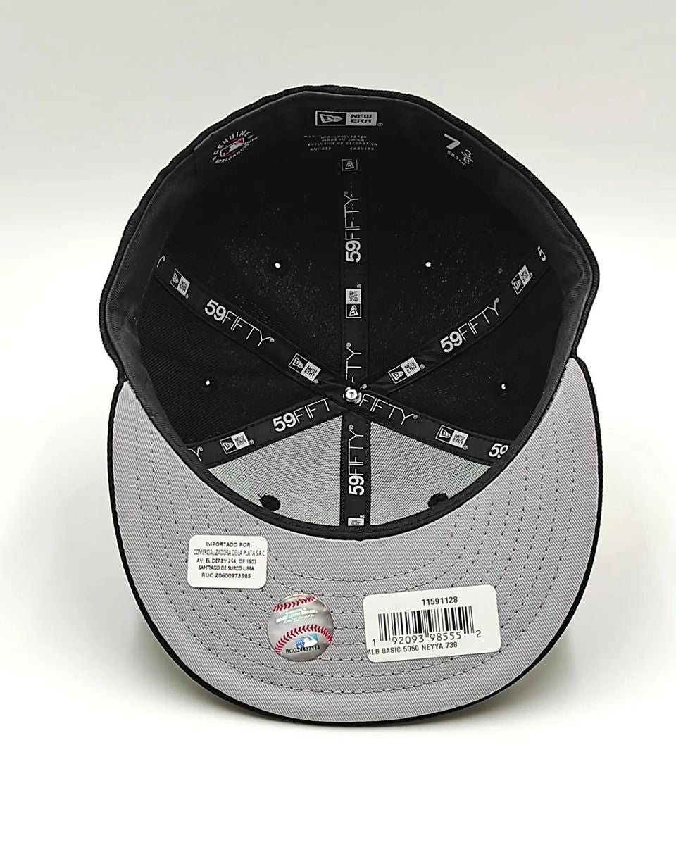 GORRA NEW ERA YANKEES BLACK & BLACK 59FIFTY