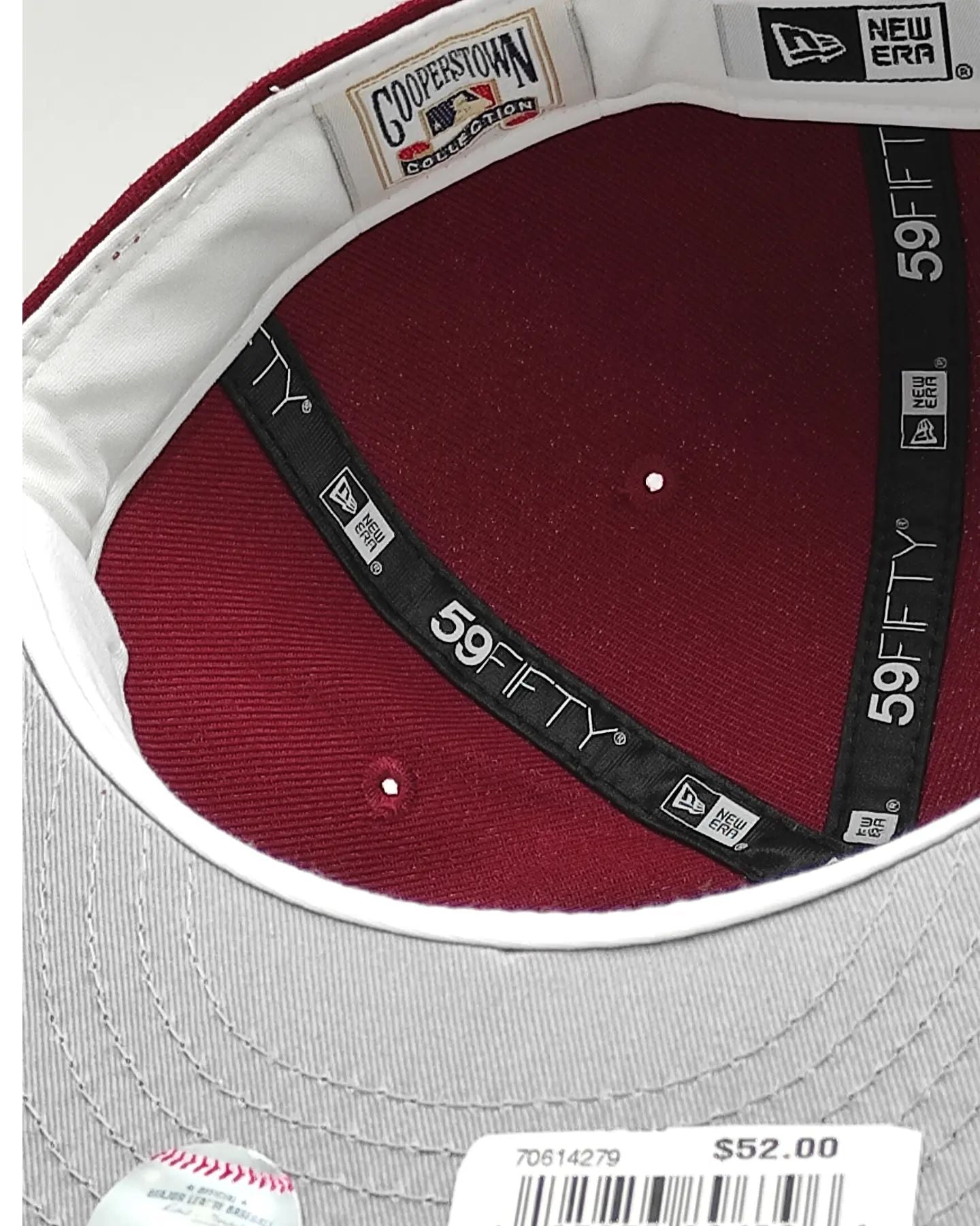 Exclusiva New Era 59fifty Beanpack New York Yankees 2000 World series parche / cardinal tan