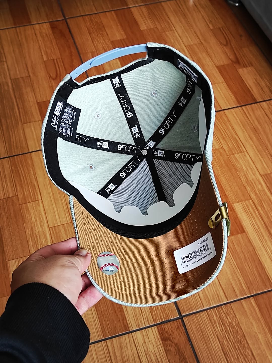 New York Yankees 'Denim White' 9FORTY A-Frame Snapback