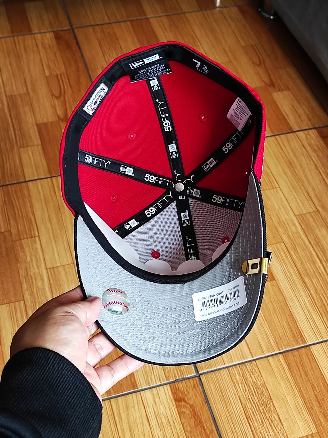 New era New York Yankees Champions 2000 red BLACK 59FIFTY FITTED