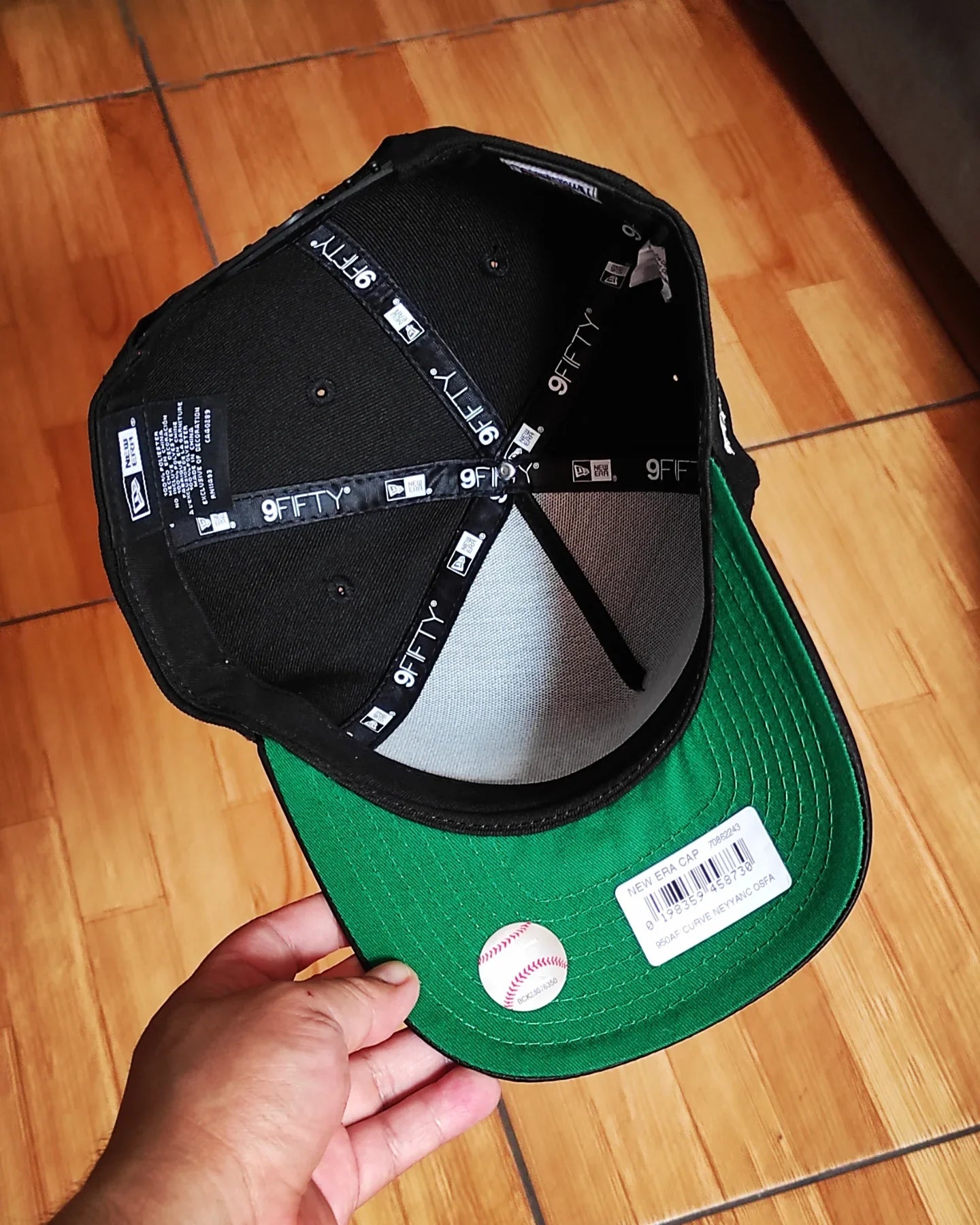 New Era New York Yankees World Series 1949 Black viscera Satinada Edition A Frame 9Fifty Snapback