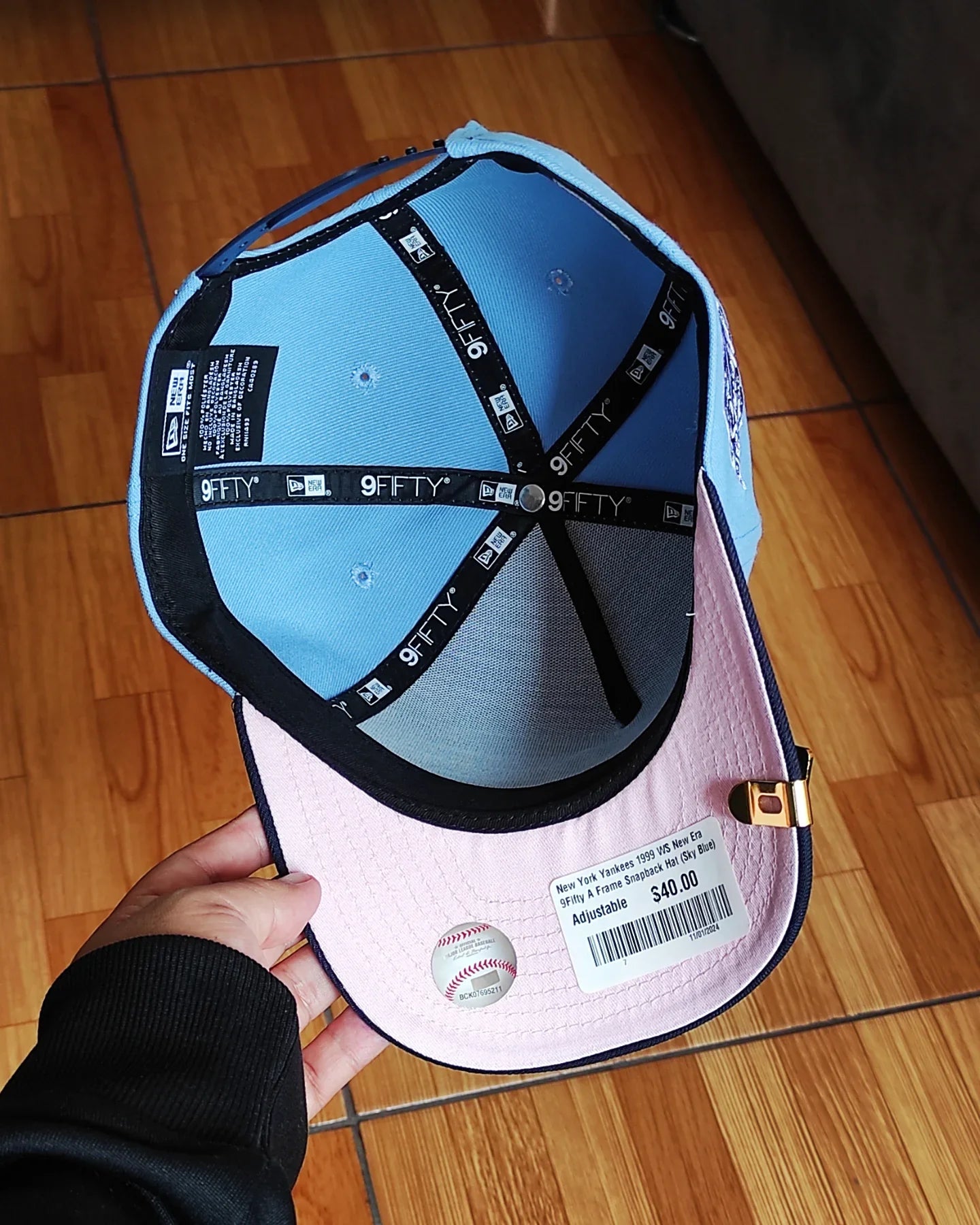 New Era New York Yankees World series 1999 SKY/Blue Two tone 9FIFTY A-FRAME Snapback