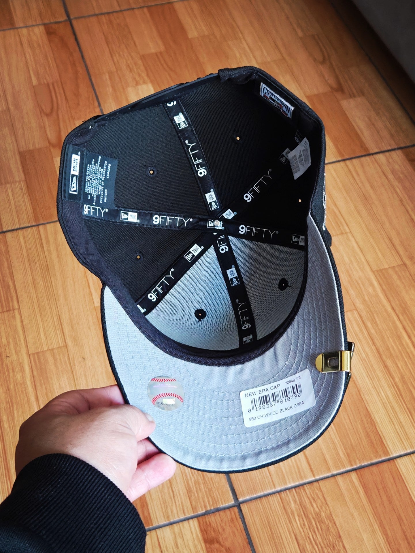 NewEra White Sox World Series Black 9fifty Snapback