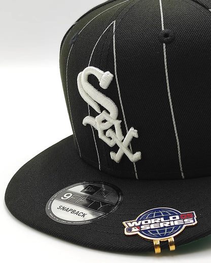New Era White sox Pinstripe 9fifty snapback