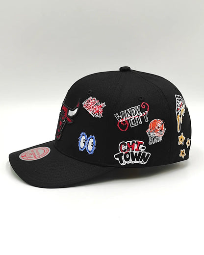 Mitchell And Ness Chicago Bulls 'Hand Drawn' Original Fit Snapback
