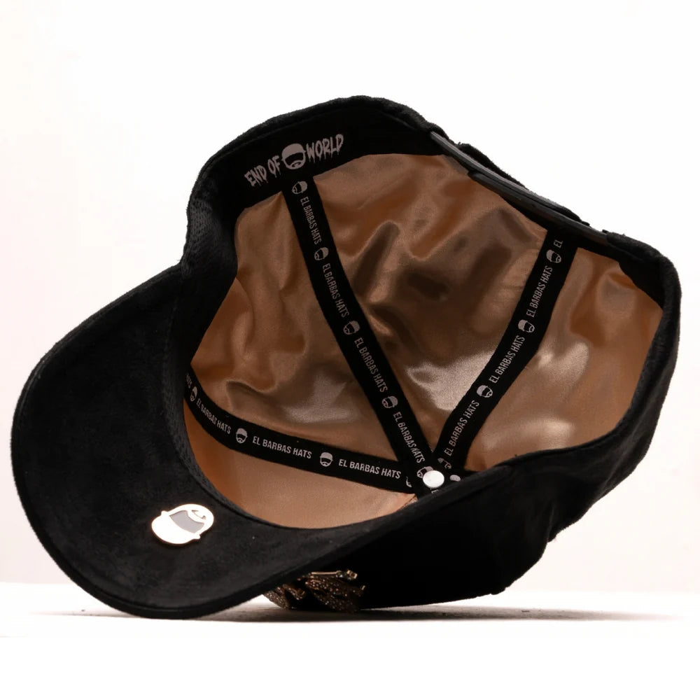 El Barbas Hats Rose Gold Skulls