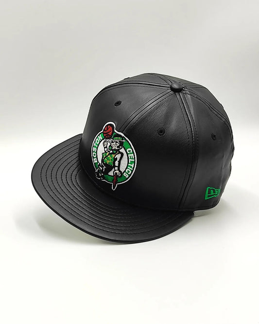GORRA NEW ERA BOSTON CELTICS 59FIFTY VER,CUERO