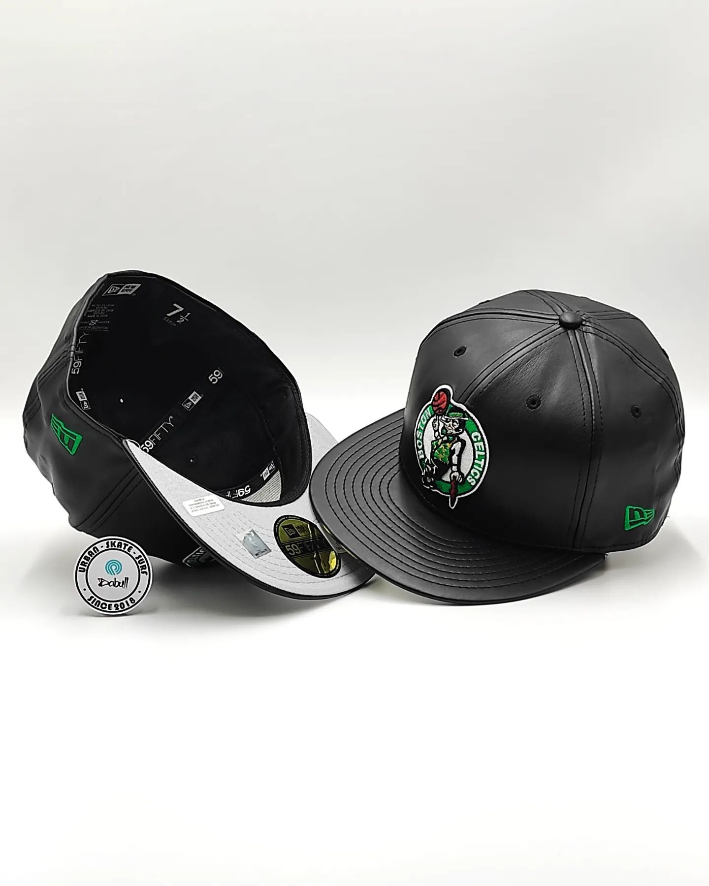 GORRA NEW ERA BOSTON CELTICS 59FIFTY VER,CUERO