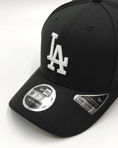 GORRA NEW ERA LOS ANGELES DODGERS BLACK 9FIFTY STRECH SNAP