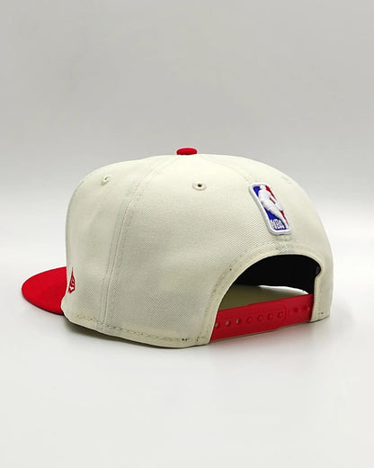 Toronto Raptors New Era 2022 NBA Draft 9FIFTY Gorra Ajustable Snapback – Crema/Rojo