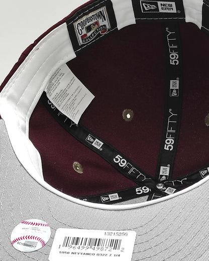 New Era N.Y Yankees 59fifty World Series Trail mix collect.