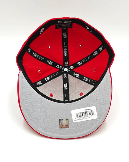 New Era Houston Rockets 5950 solid Roja