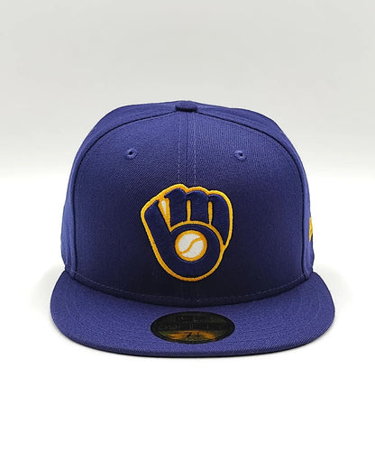New Era Milwaukee Brewers 59fifty Dk Blue