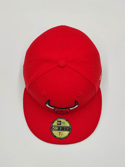 New Era Chicago Bulls 59fifty roja nba