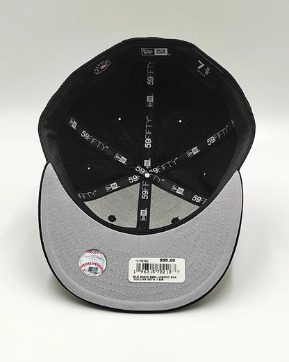 New Era 59FIFTY Los Angeles Dodgers 60th Aniversario parche / Negro - blanco