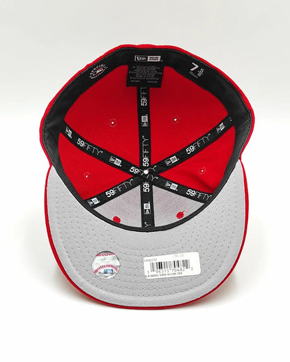 New Era 59fifty Bravos de Atlanta 150th Aniversario Side patch / Rojo blanco