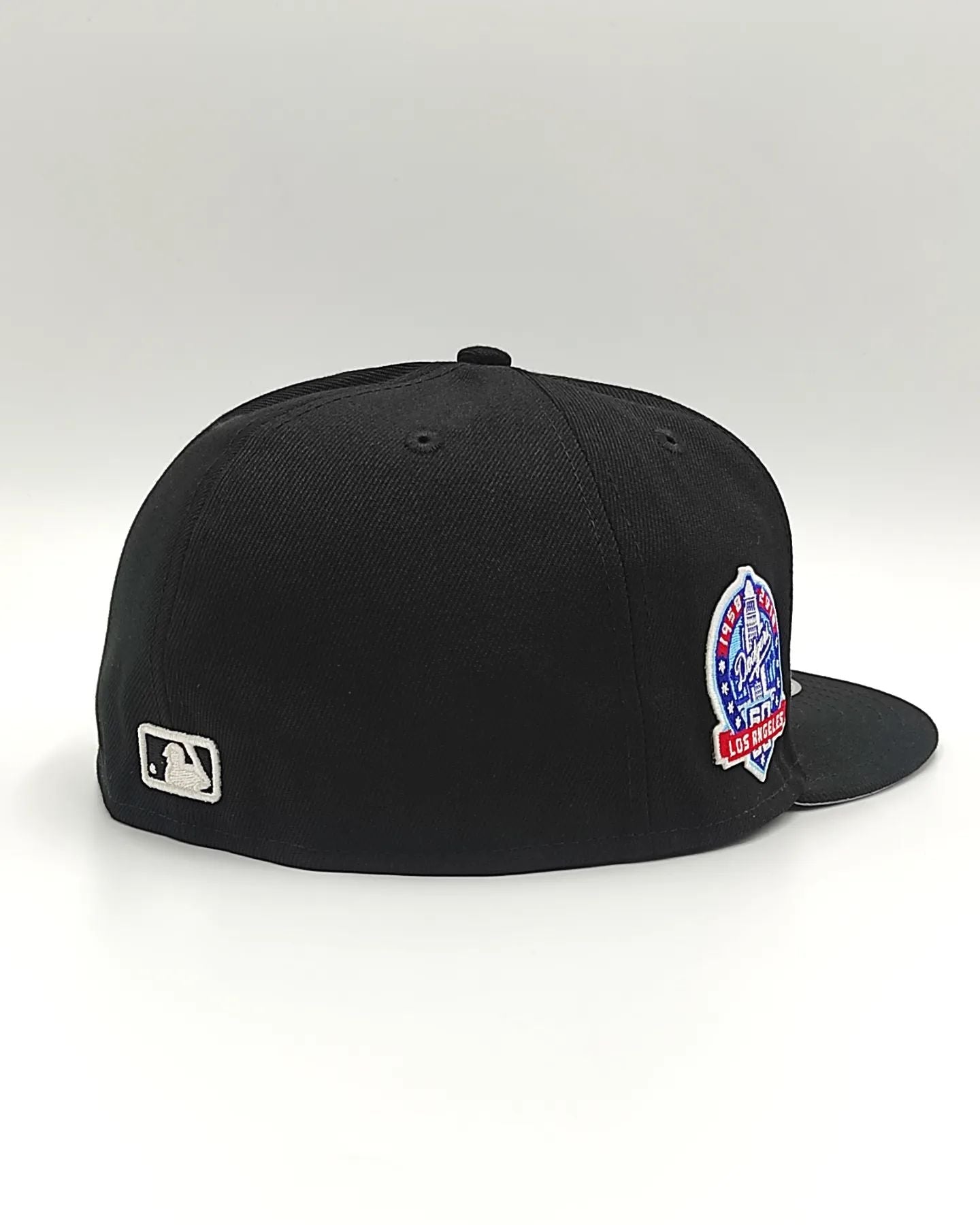 New Era 59FIFTY Los Angeles Dodgers 60th Aniversario parche / Negro - blanco