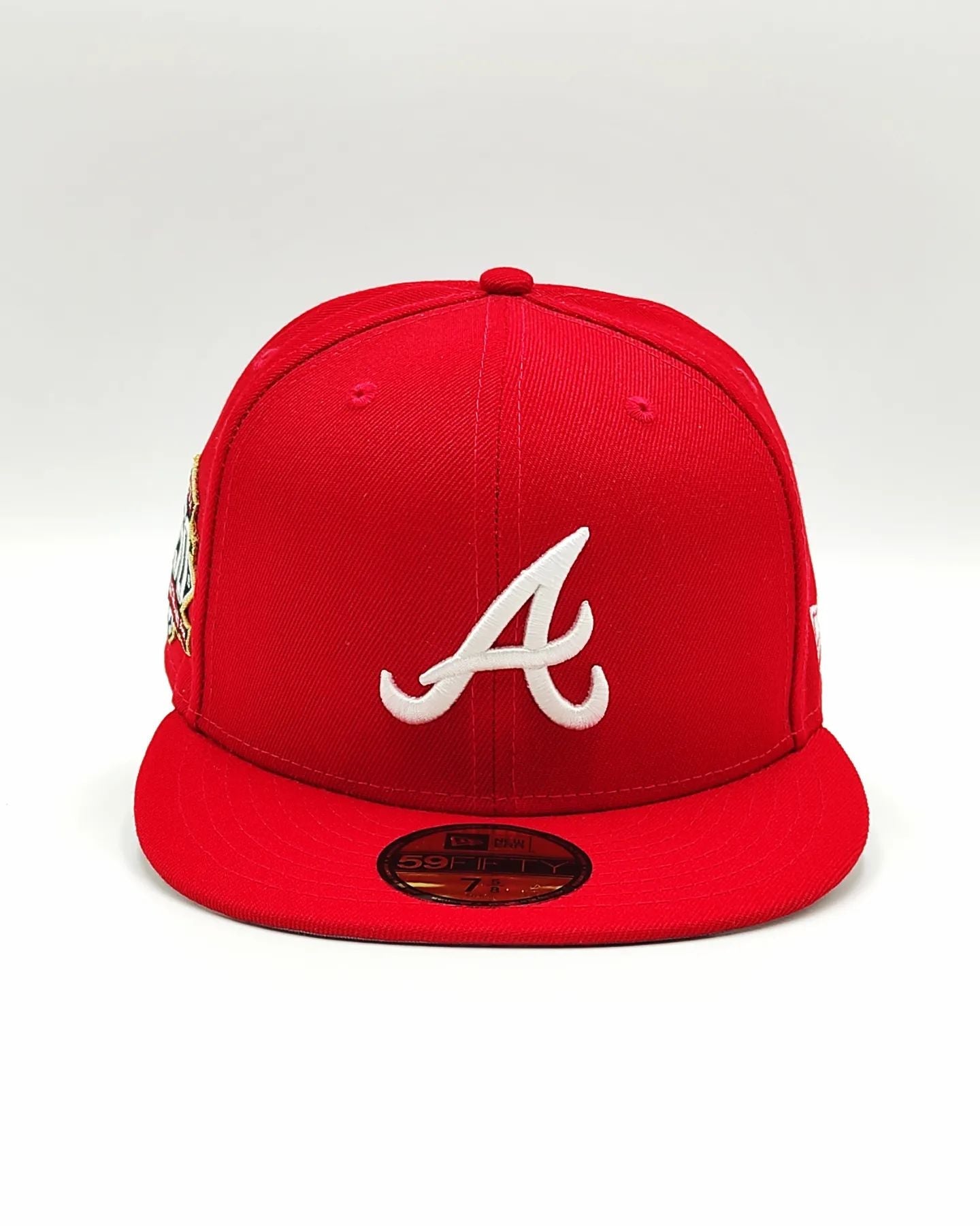 New Era 59fifty Bravos de Atlanta 150th Aniversario Side patch / Rojo blanco