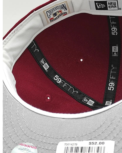 Exclusiva New Era 59fifty Beanpack New York Yankees  2000 World series parche / cardinal tan