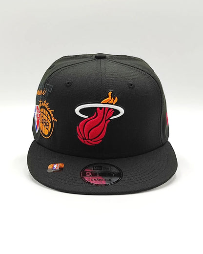 New Era Miami Heat coleccion Half off 950 black snapback