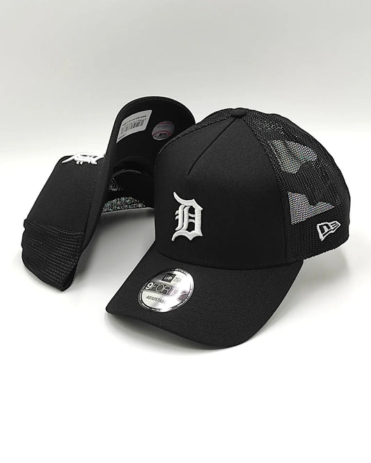 New Era Tigres de Detroit 9forty MLB Negro