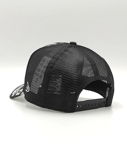 New Era ALL-OVER NBA trucker Black edition