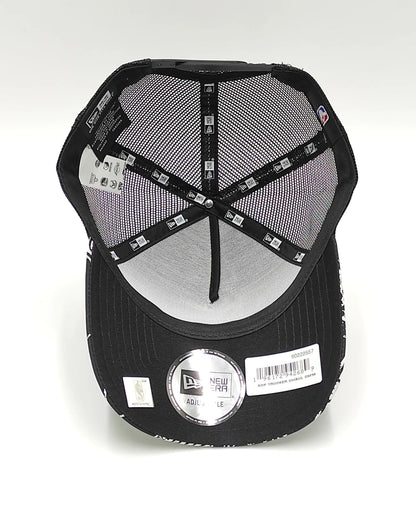 New Era ALL-OVER NBA trucker Black edition