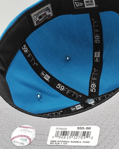 Exclusivo New Era 59Fifty Aux Pack Solo Pittsburgh Pirates 2006 All Star Game Patch Hat - Azul claro, naranja, rosa