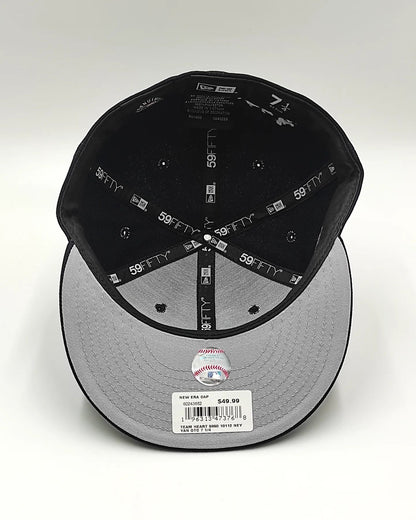 New York Yankees 1996 WORLD SERIES Exclusive TEAM HEARTS New Era Fitted 59Fifty MLB Hat -Navy