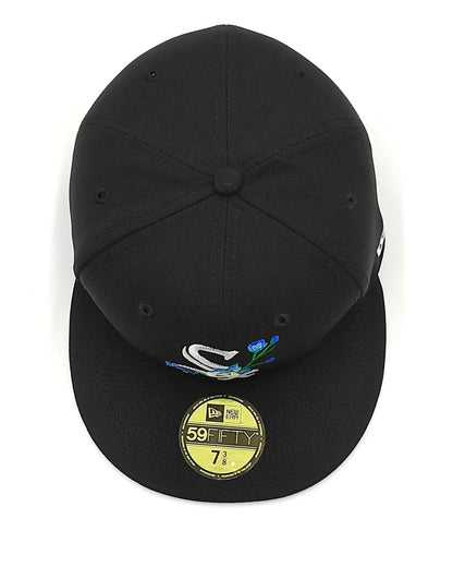 Chicago White Sox 2005 World Series BLOOM Exclusive New Era 59Fifty Fitted Hat - Black/Sky