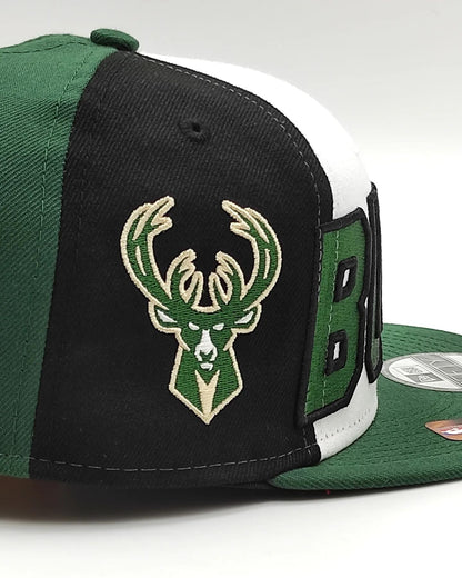 New Era Milwaukee Bucks NBA back Half 9FIFTY