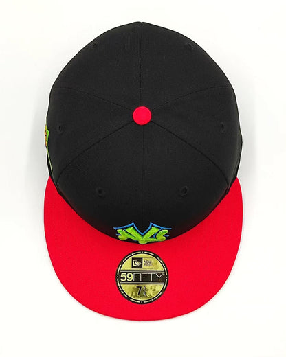 New Era 59Fifty Hat Weels New York Yankees 1999 world series patch hat - black infrared