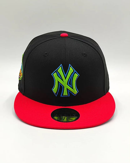New Era 59Fifty Hat Weels New York Yankees 1999 world series patch hat - black infrared