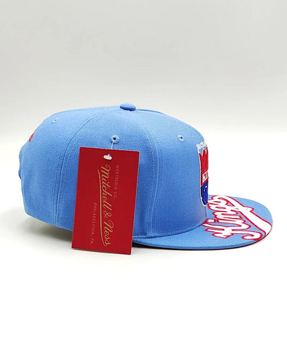 Gorra Snapback Mitchell & Ness SWINGMAN POP de los Sacramento Kings - Cielo