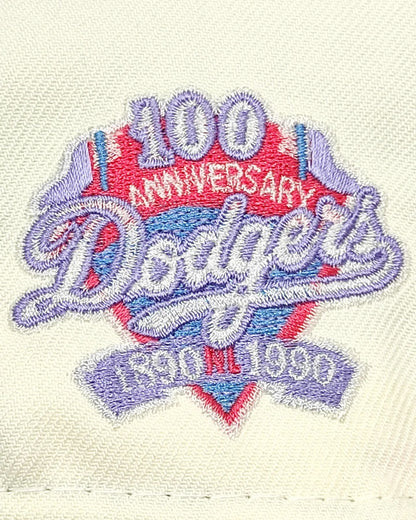 New Era Los Angeles Dodgers 100Th Anniversary Lava Cream Edition 59Fifty