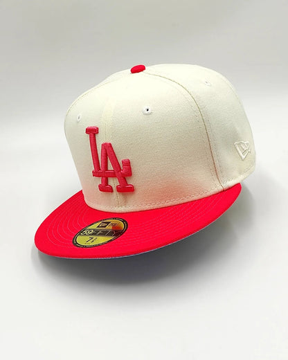 New Era Los Angeles Dodgers 100Th Anniversary Lava Cream Edition 59Fifty