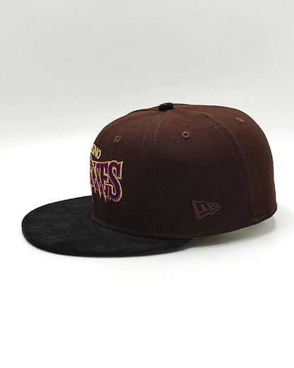 New Era Fresno Grizzlies Burnt Purple Cord Prime Two Tone 59 Fifty