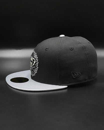 New Era 59Fifty Oakland Athletics 50th Anniversary Patch Alternate Hat - Black, Metallic Silver