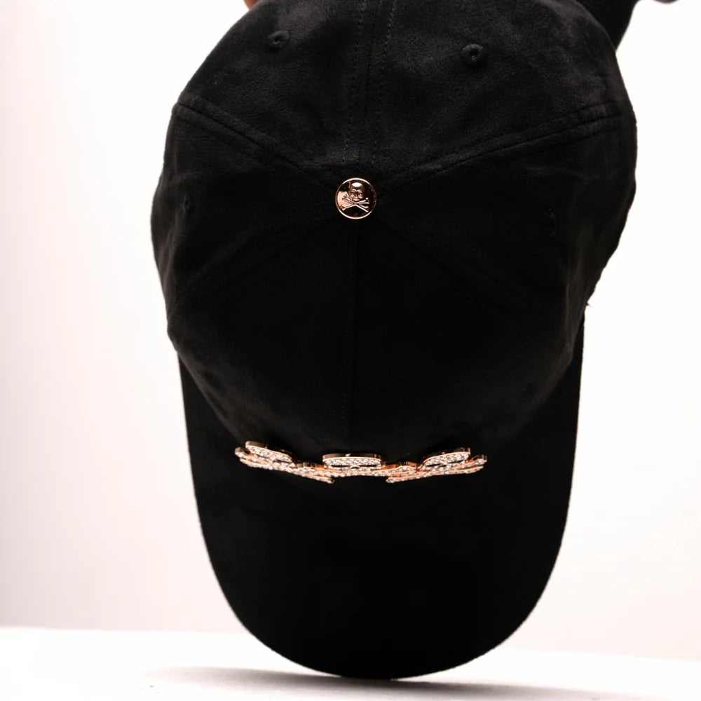 El Barbas Hats Rose Gold Skulls