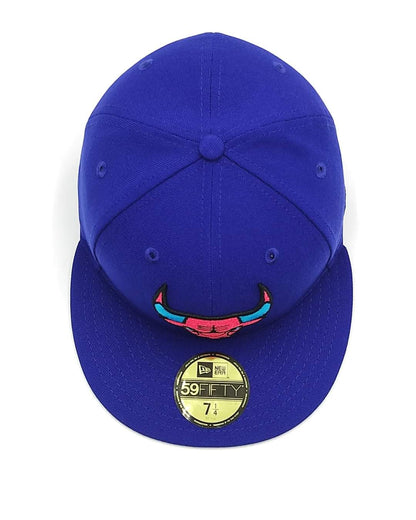 New Era 59fifty Interestelar Helly Chicago bulls hat - royal