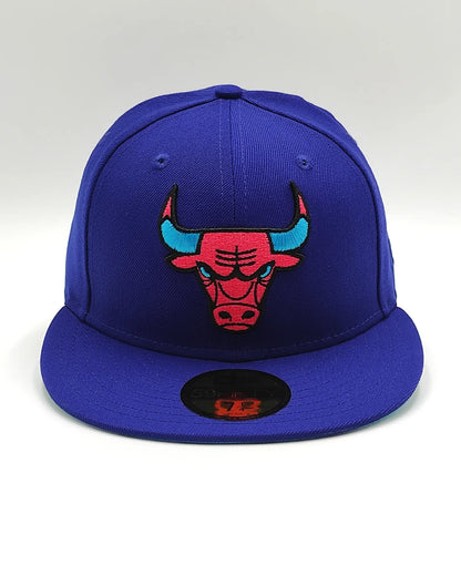 New Era 59fifty Interestelar Helly Chicago bulls hat - royal