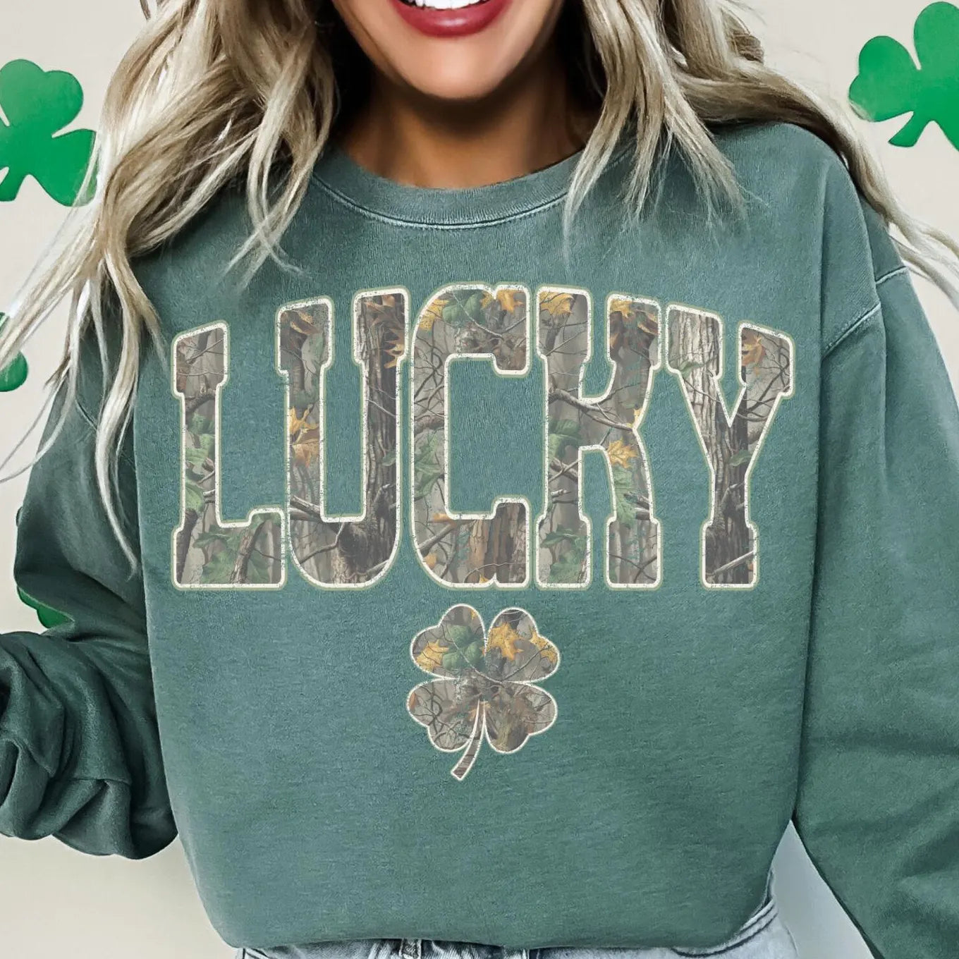 Camo St. Patrick’s Day PNG
