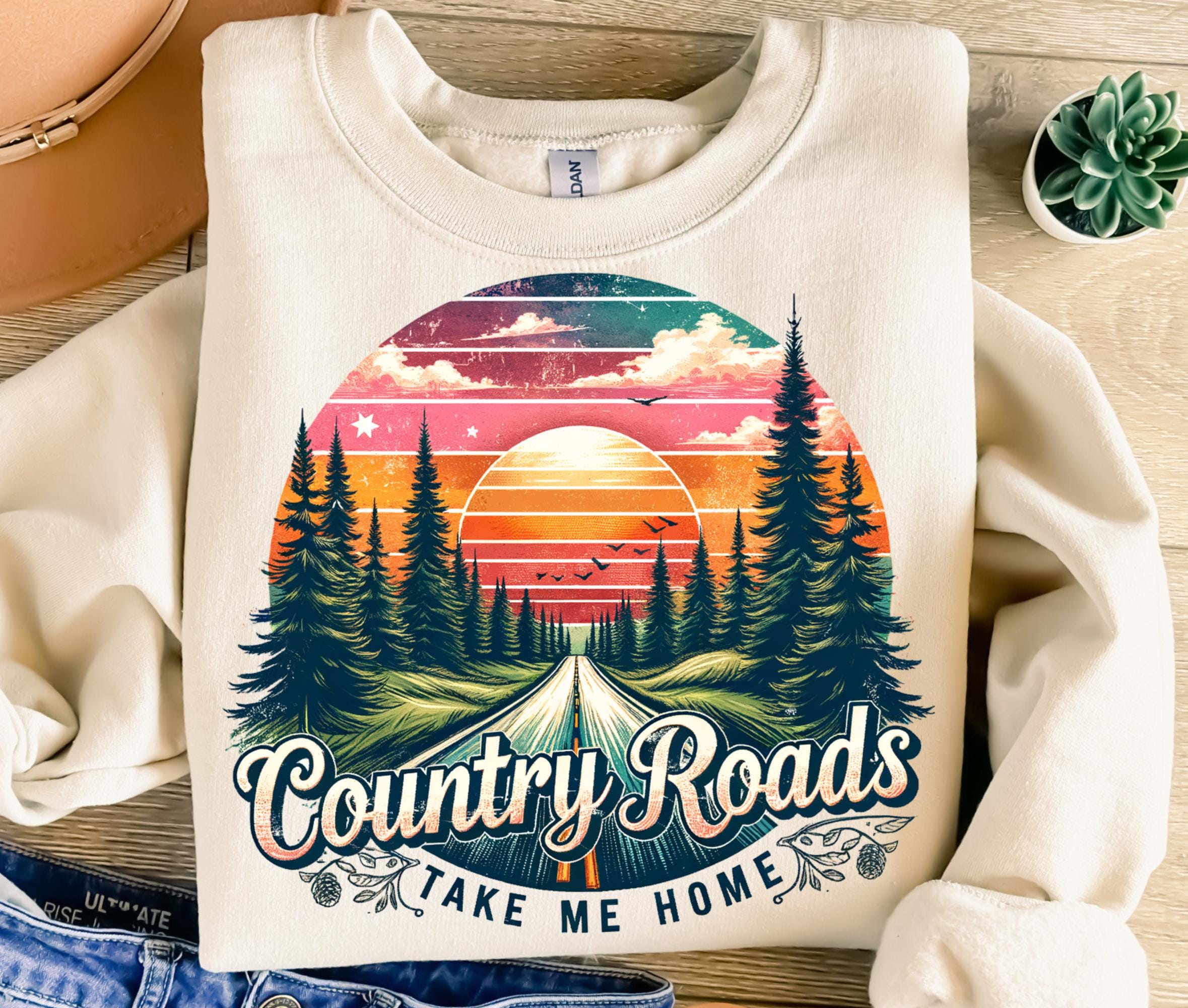 Country Roads Take Me Home PNG