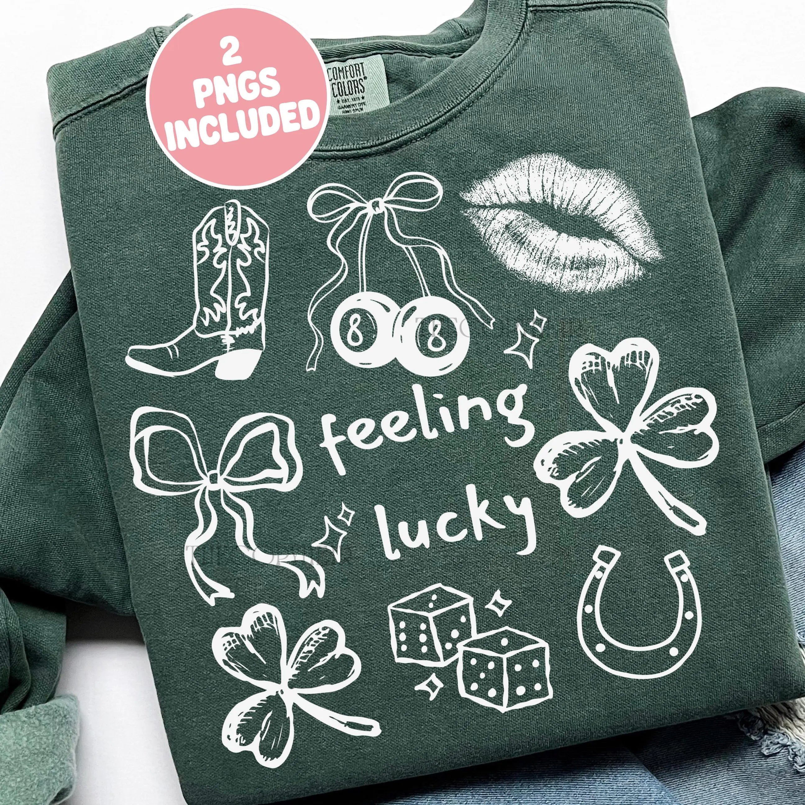 Feeling Lucky St. Patrick’s Day PNG