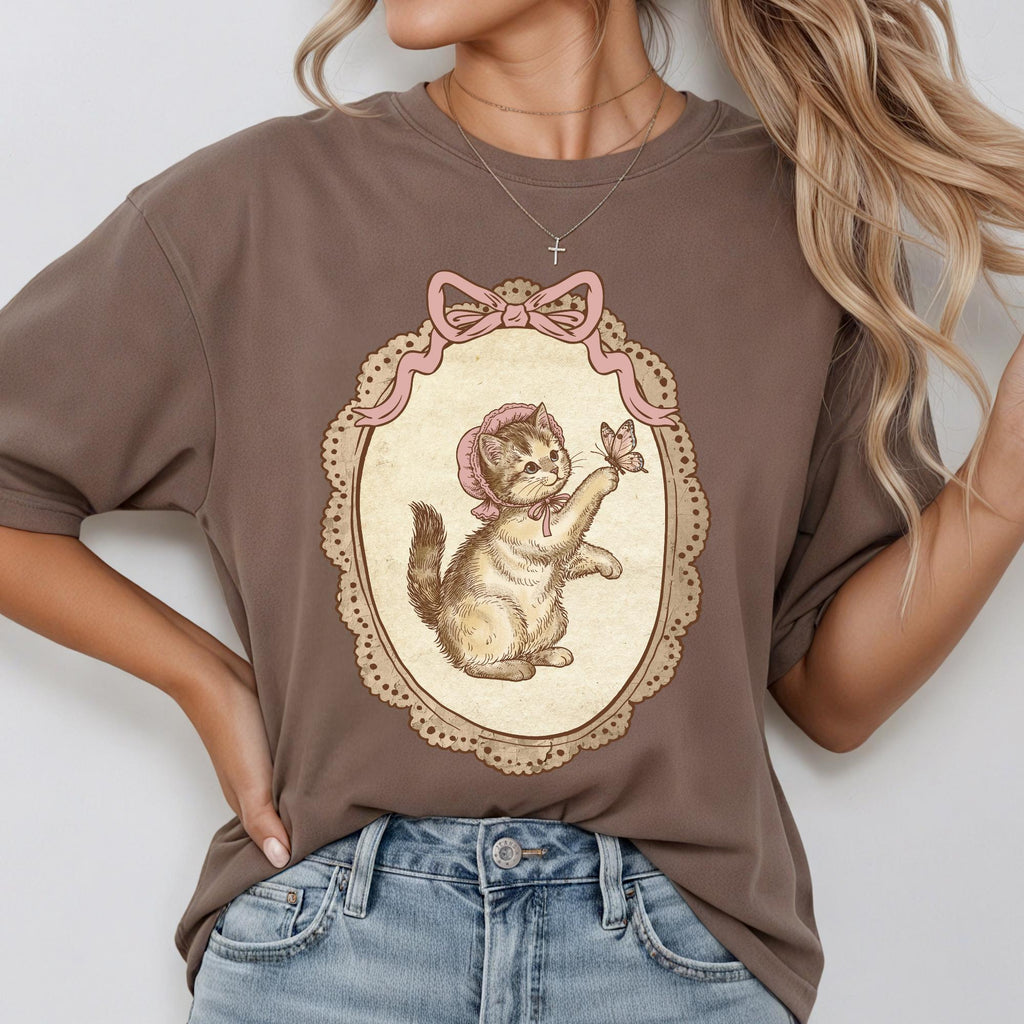 Vintage Farmhouse Cat PNG