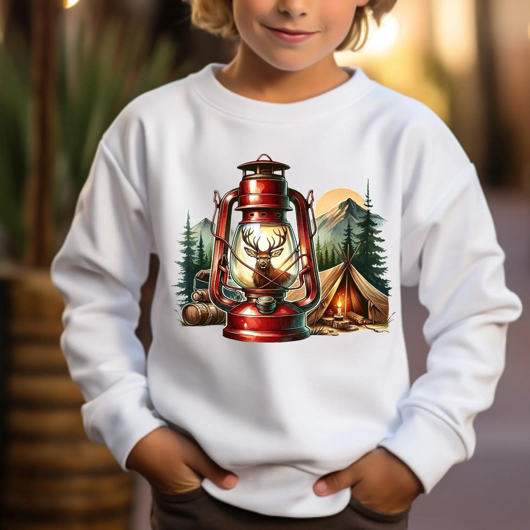 Red Camping Lantern PNG