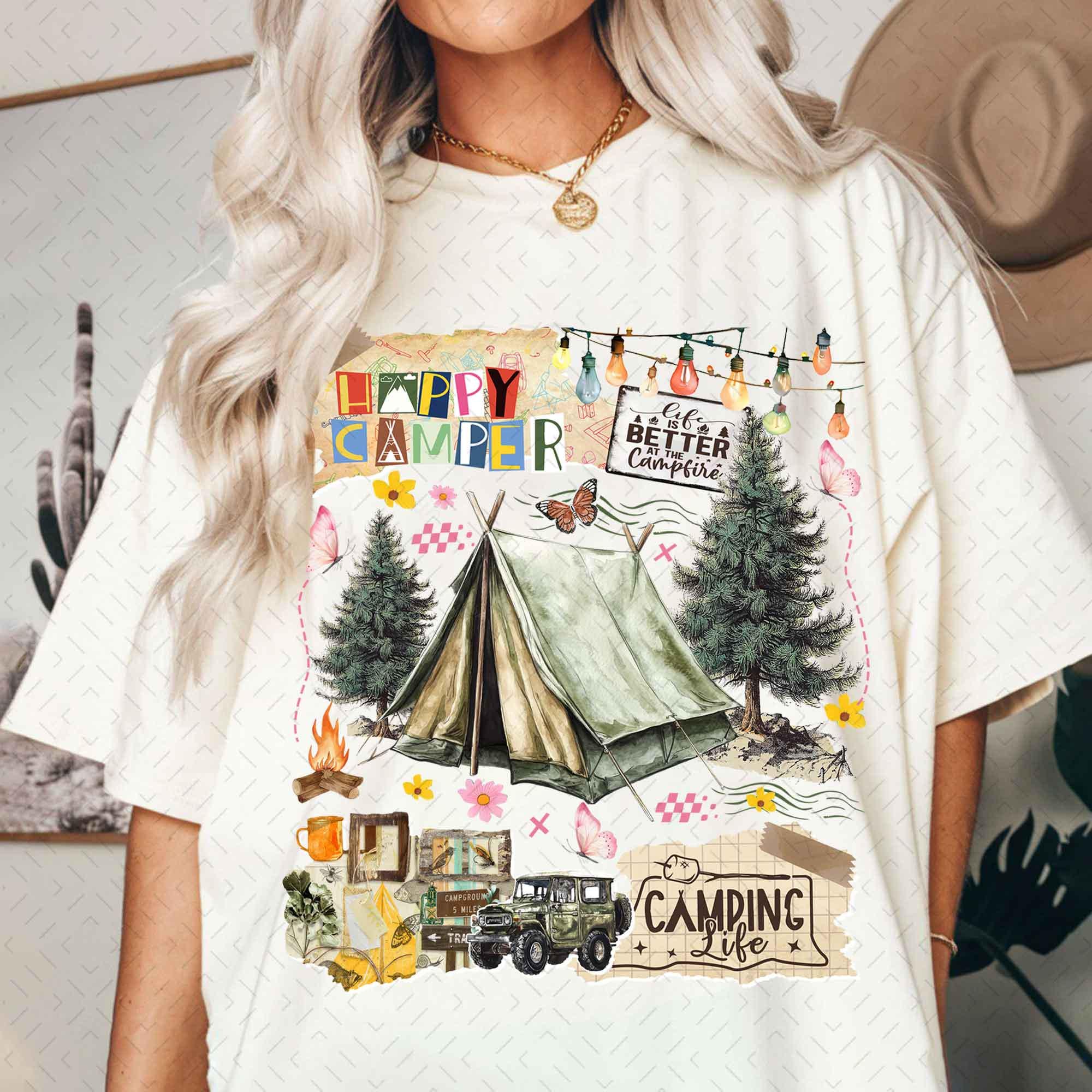 Camping Retro Summer PNG