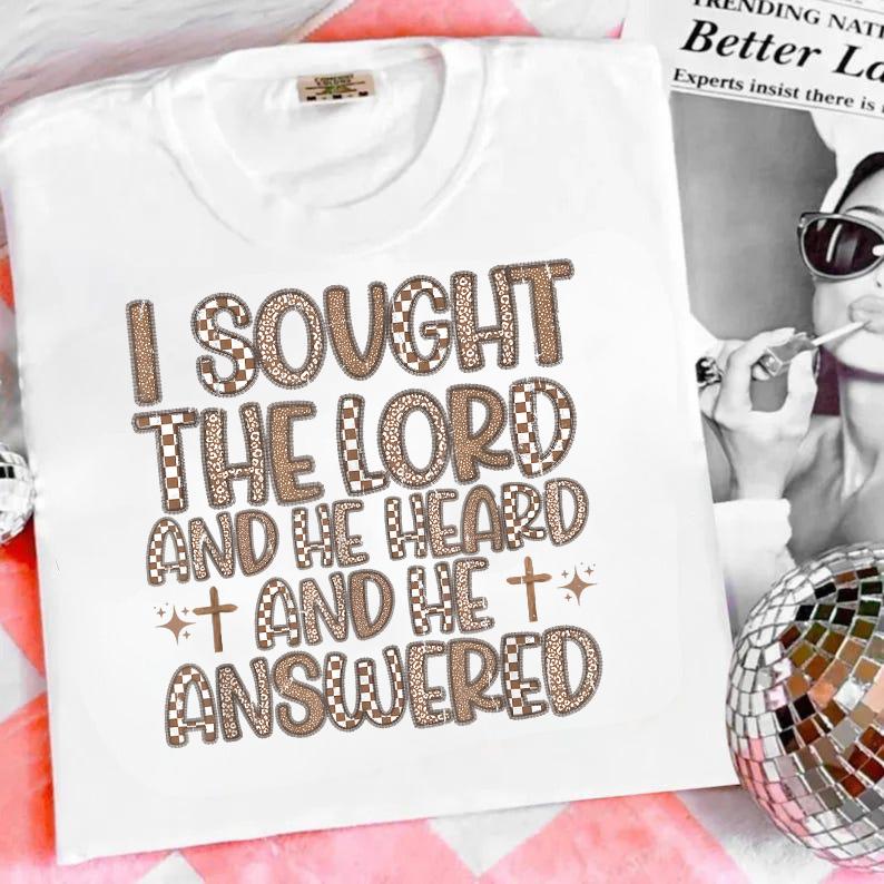 I Sought the Lord PNG