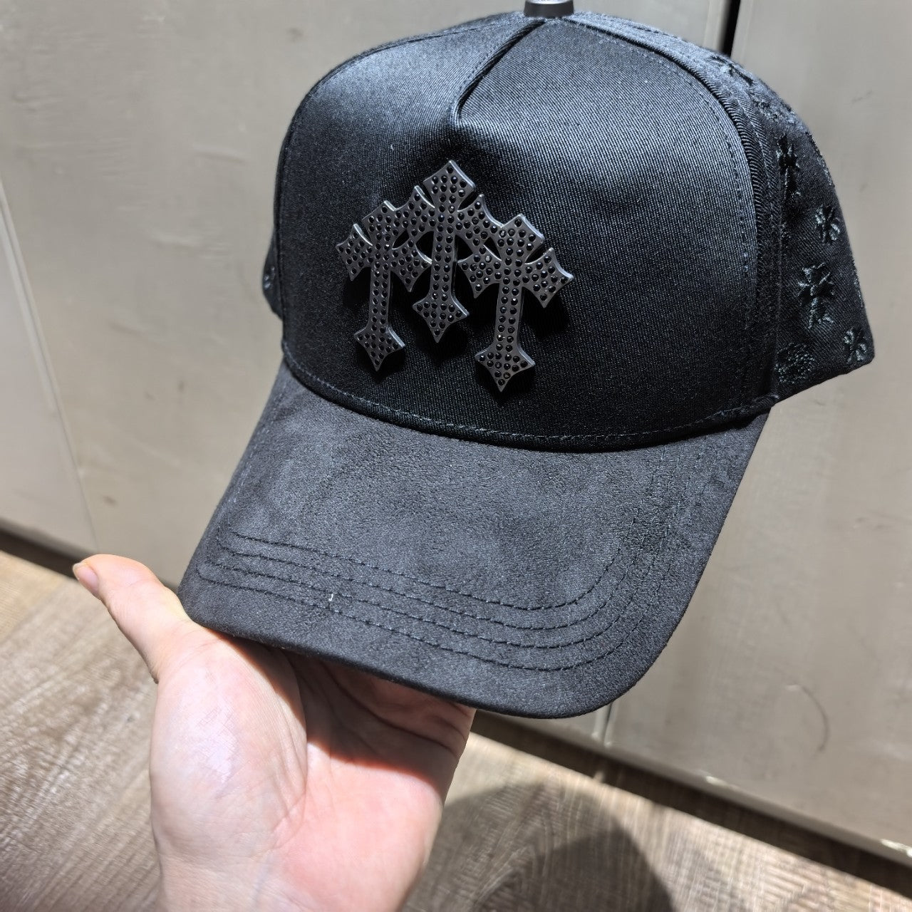 Barbas Hats x Rich The Kid Chorme BLACKOUT Hats War Caps High Grade