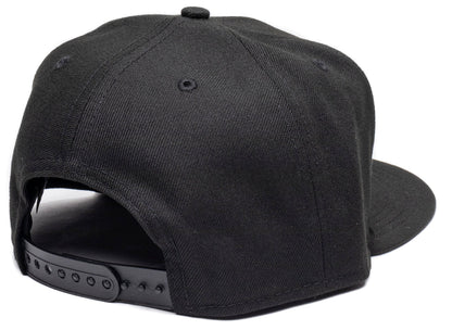 Los Angeles dodgers Gray Bottom City Art Side Patch New Era 9Fifty Snapback - Black